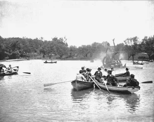 Meer in Wade Park, Cleveland, Ohio, VS, c1900
