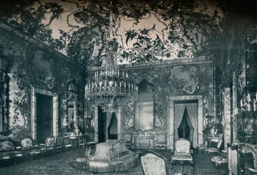 Grote salon met porseleinen plafond, Koninklijk Paleis, Madrid, c1927