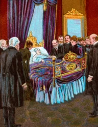Laatste Momenten van Koningin Victoria - Scène in Osborne House