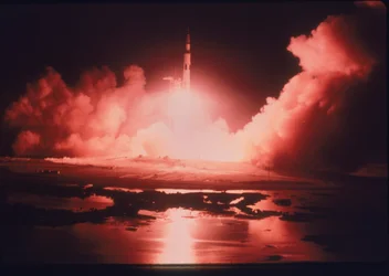 Lancering van de Apollo 17-missie, 1972