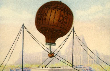 Lancering van de Montgolfier Broers ballon, juni 1783, 1932