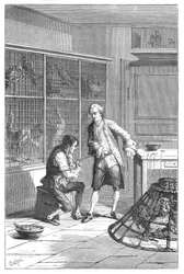 Lazaro Spallanzani, 18e-eeuwse Italiaanse natuurkundige en bioloog, 1874