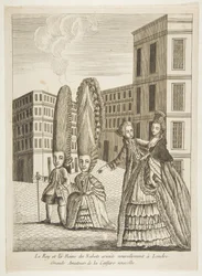 Le Roy et la Reine des Nabots aangekomen in Londen. Grote liefhebbers van de...