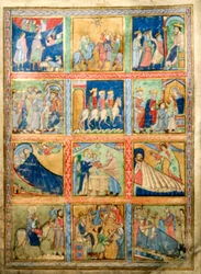 Blad voor een Psalter, Canterbury Christ Church, c1155-1160