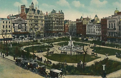 Leicester Square, Londen, ca. 1900s