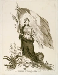 Vrijheid, beschermheilige van de Fransen, 1870