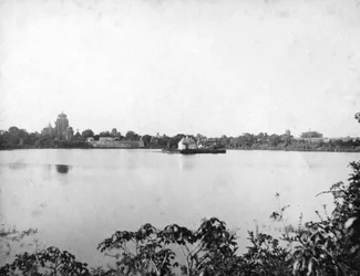 Lingaraj-tempels, Bhubaneswar, Orissa, India, 1905-1906