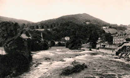 Llangollen, Denbighshire, Wales, begin 20e eeuw