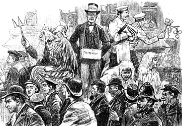 Staking van Londense dokwerkers, september 1889