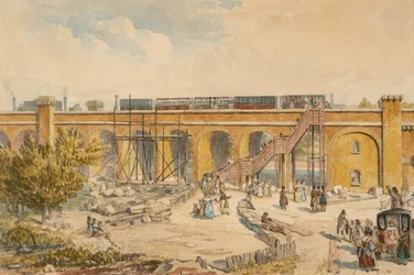Londen naar Greenwich Spoorweg