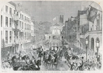 Londens welkom aan Prinses Alexandra, 1863