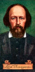 Lord Tennyson, uit een serie sigarettenkaartjes, 1935