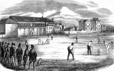 Lords Cricket Ground, Londen, 1858