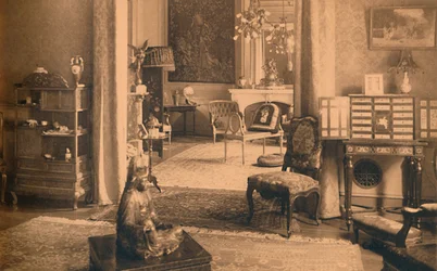 Louis XIV Kamer in de Cubaanse Ambassade in Brussel, België, 1927