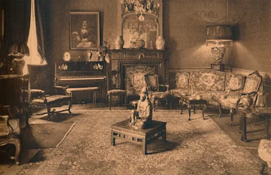 Louis XIV Kamer in de Cubaanse ambassade in Brussel, België, 1927