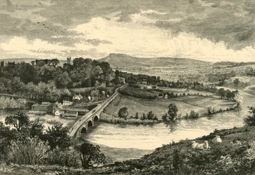 Ludlow, vanaf Whitcliffe