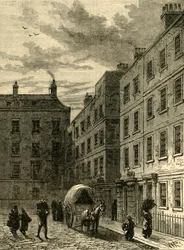 Macklins Huis, Tavistock Row, 1881