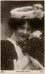 Madge Lessing, Duitse actrice, ca. 1906