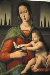 Madonna en kind, 15e eeuw, Piersanti museum, Matelica, Marche, Italië