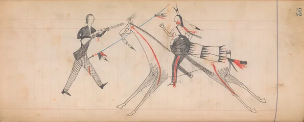 Maffet Ledger: Tekening, ca. 1874-81