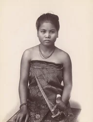 Maleise vrouw op Java, 1860s-70s