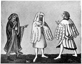 Mannelijke kleding, 14e eeuw, 1910