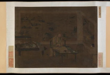Man die zijn oor schoonmaakt, 1368-1644