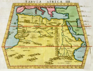 Kaart van Noord-Afrika