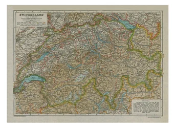Kaart van Zwitserland