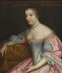 Marguerite Louise Suzanne de Béthune 1643-1726, Gravin van Guiche, Hertogin van Lude, ca 1665