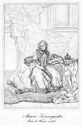 Maria Leszczynska, koningin-gemalin van Lodewijk XV van Frankrijk, ca. 17e eeuw