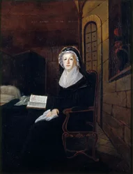 Marie Antoinette in de Conciergerie, ca. 1815