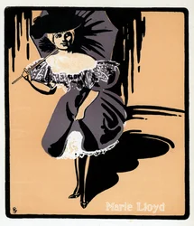 Marie Lloyd 1870-1922, Engelse music hall zangeres, eind 19e eeuw