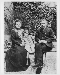 Marie en Pierre Curie, natuurkundigen
