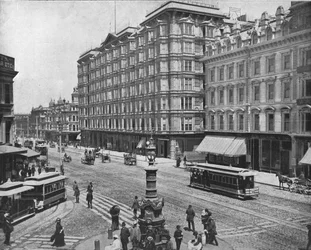 Market Street, San Francisco, Californië, VS, ca. 1900