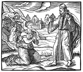 Maria Magdalena ziet de verschijning van de verrezen Jezus Christus, c1500