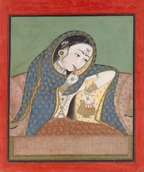 Melancholische Courtisane, ca. 1750