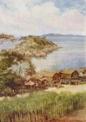 Melanesisch Dorp, 1924