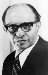 Menachem Begin 1913-1992, in Polen geboren Israëlische staatsman, 1978