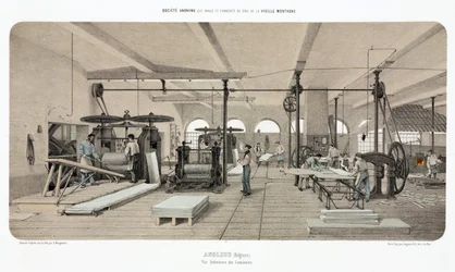 Metalen, Zink Zinkwalserij, Angleur, België