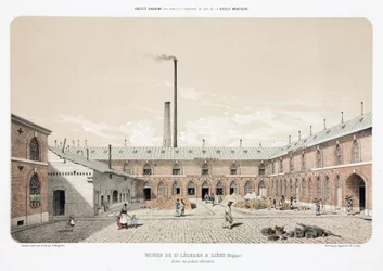 Metalen, Zink Zinkfabriek, St Leonard, Luik, België