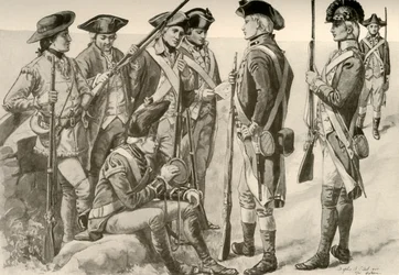 Militaire Uniformen in Amerika, ca. 1770, 1937