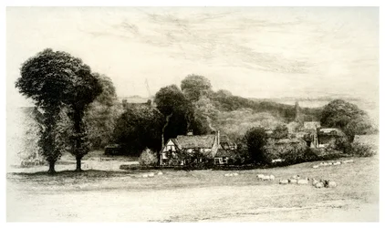 Miltons cottage, Chalfont St Giles, Buckinghamshire, 1895