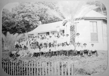 Zendingsschool, Levuka, Fiji, 1888