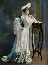 Mlle. Paule Andral - Du Theatre Du Vaudeville - Rol van Roseline Denis. - L