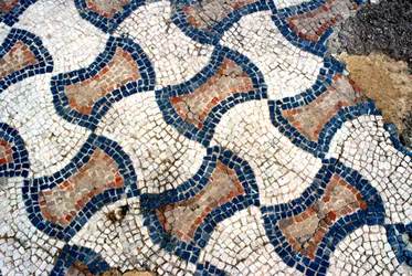 Mozaïek uit een Romeinse villa, Montreal, Dordogne en Atlantische kust, Frankrijk
