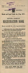 Motorvoertuig Registratieboek