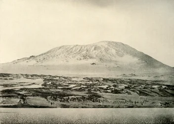 Mount Erebus...De oude krater aan de linkerkant