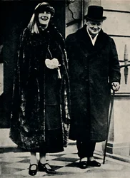 De heer en mevrouw Churchill in de vroege jaren twintig