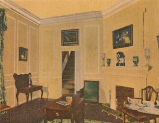 De zitkamer van mevrouw Washington, 1946
